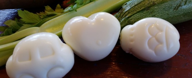 shaped bento eggs with Gemperle Farms eggs