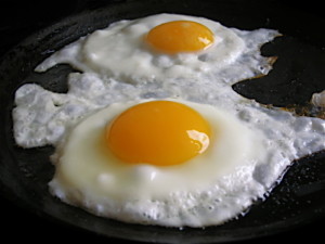 natural fried egg 