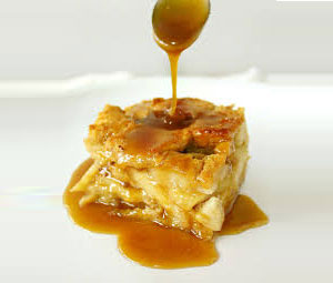 Pioneer Bread Pudding with Warm Whiskey Sauce